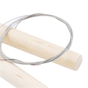 Eco-friendly Steel Wire + Wood Cheese Cutting Tool