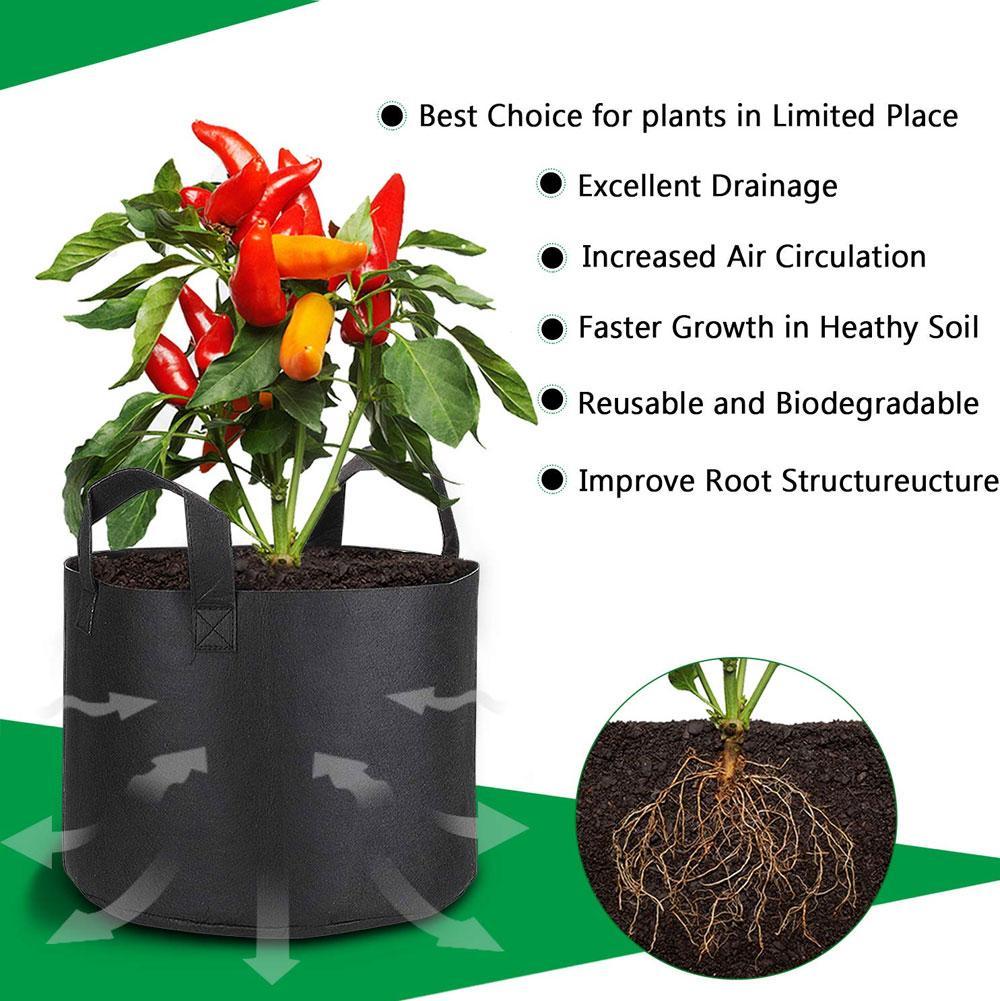 best plant grow bags Fabric Plant Grow Bags – MaryGoRoundGardens