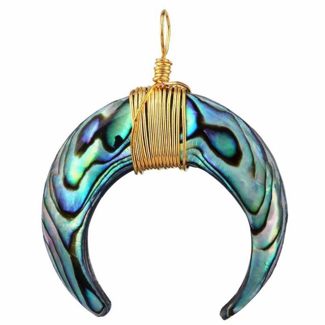 Abalone Shell Tree of Life Pendant Necklace