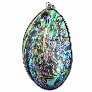 Abalone Shell Tree of Life Pendant Necklace